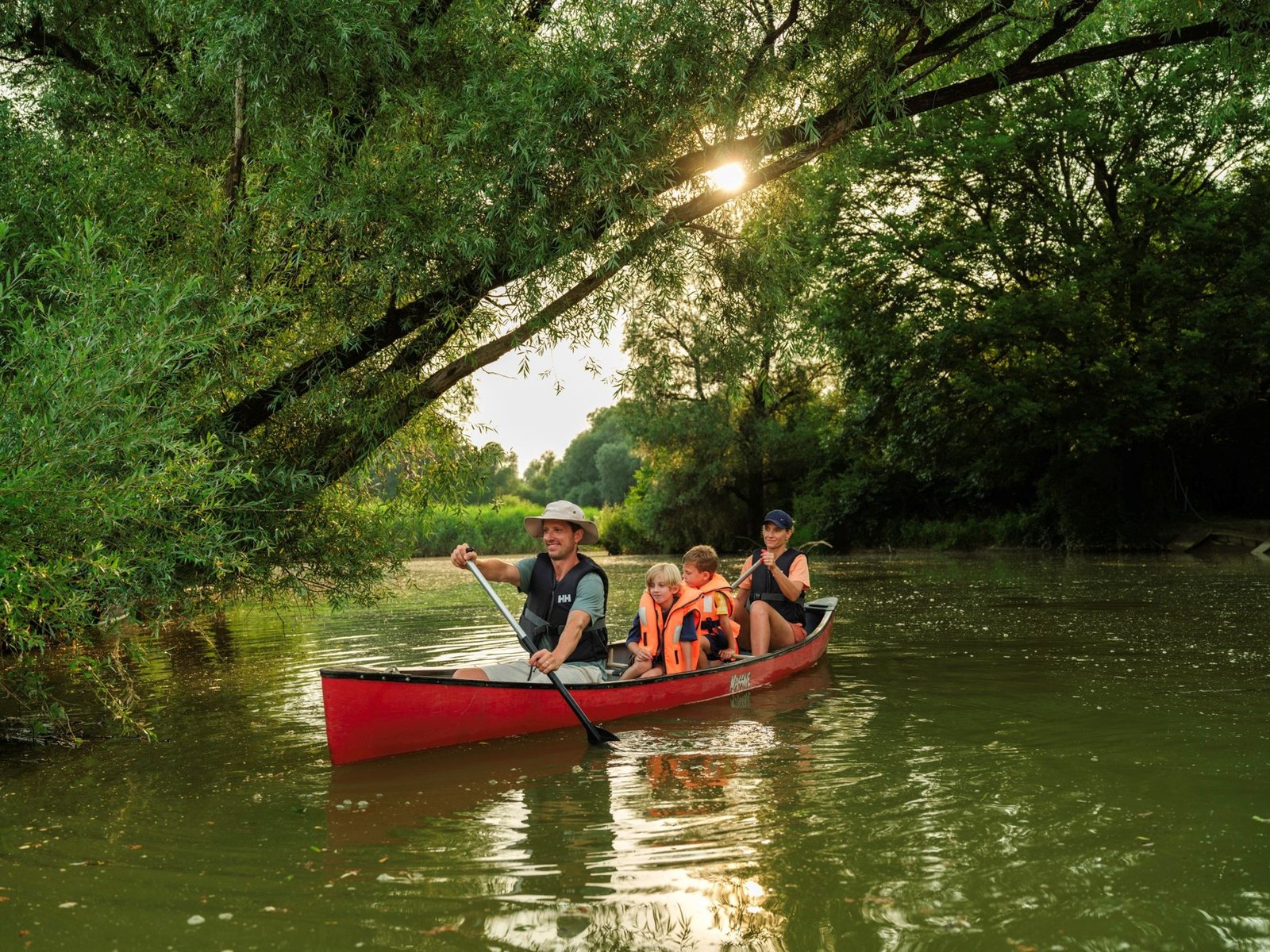 Kanufahrt auf der Raab. © Burgenland Tourismus / Stefan Gergely